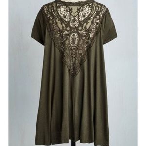 ModCloth green lace tunic